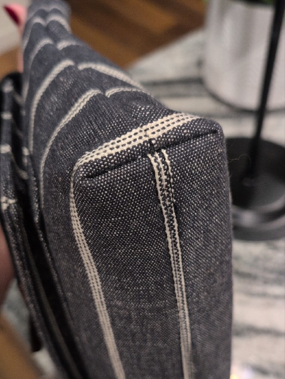 Fossil Denim Stripe Crossbody Bag - Picture 3 of 8